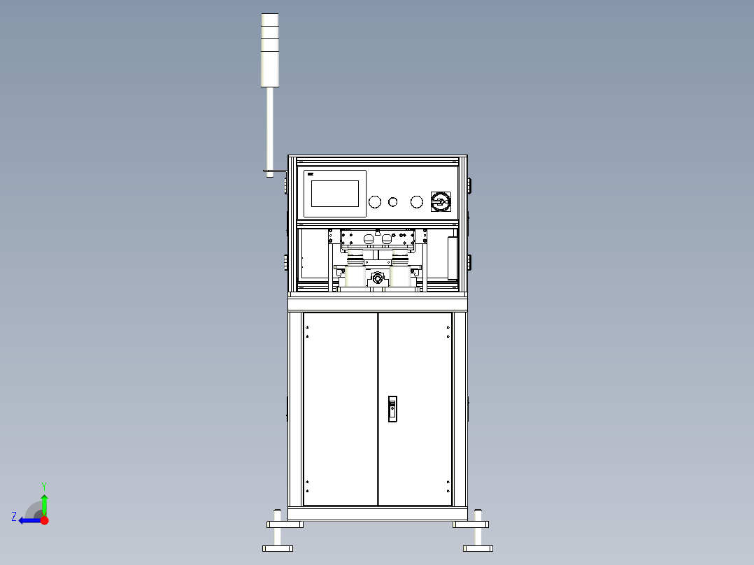 滚圆机装配图_12右视图