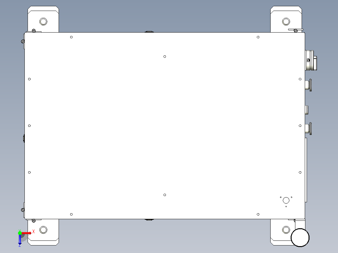 滚圆机装配图_12俯视图