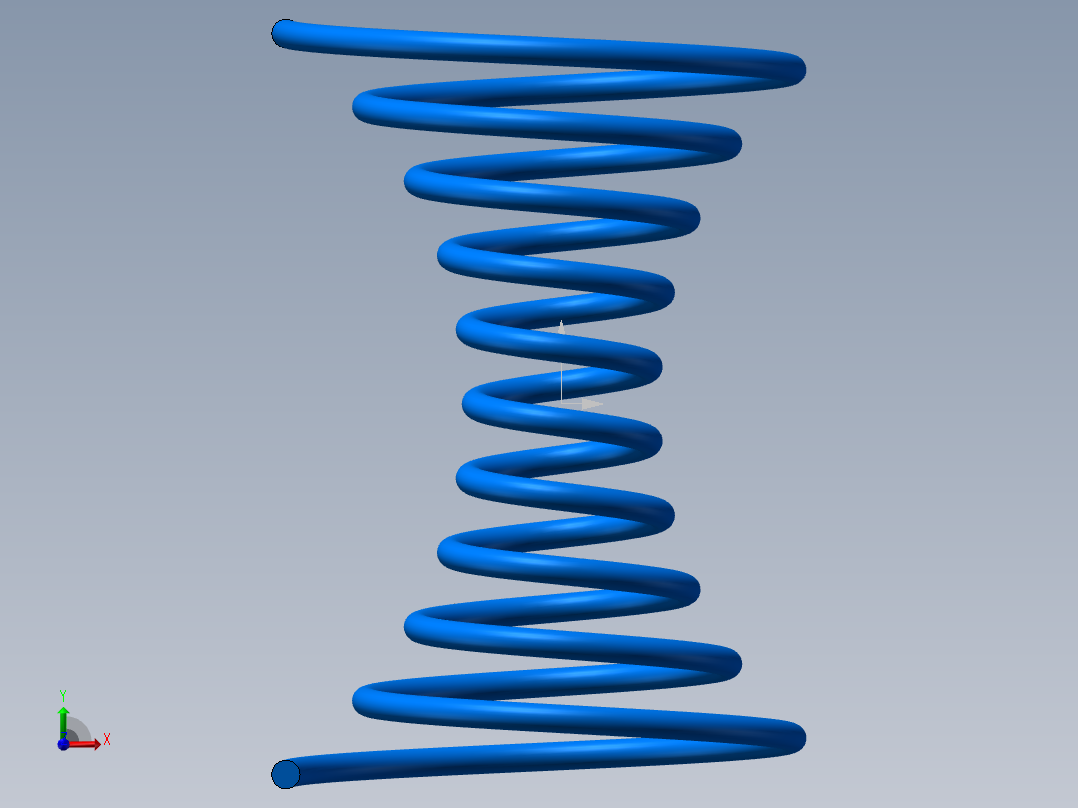 异形弹簧模型10前视图