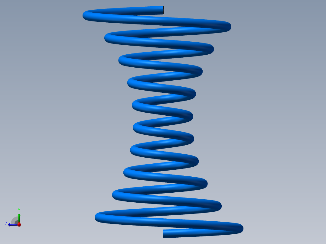 异形弹簧模型10右视图