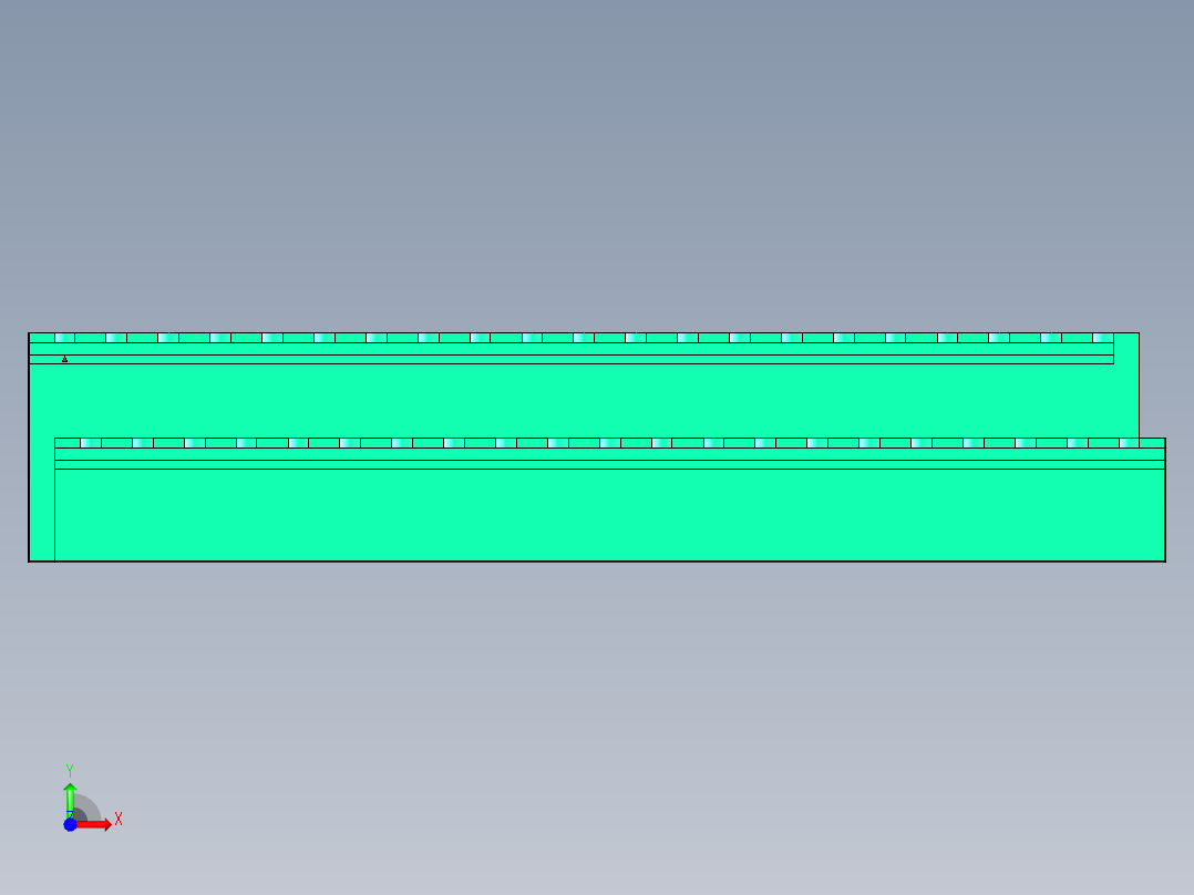 DEGSON 2EDG 系列 5.0mm 可插拔接线端子组-2EDGRTC-5.0-42P-14-00AH前视图