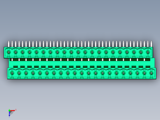 DEGSON 2EDG 系列 5.0mm 可插拔接线端子组-2EDGRTC-5.0-42P-14-00AH俯视缩略图