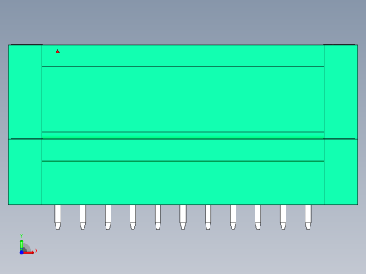 DEGSON 15EDG（公头） 3.5mm 螺钉锁紧，插拔式接线端子 FullPack-15EDGVTM-3.5-22P-14-00AH前视缩略图