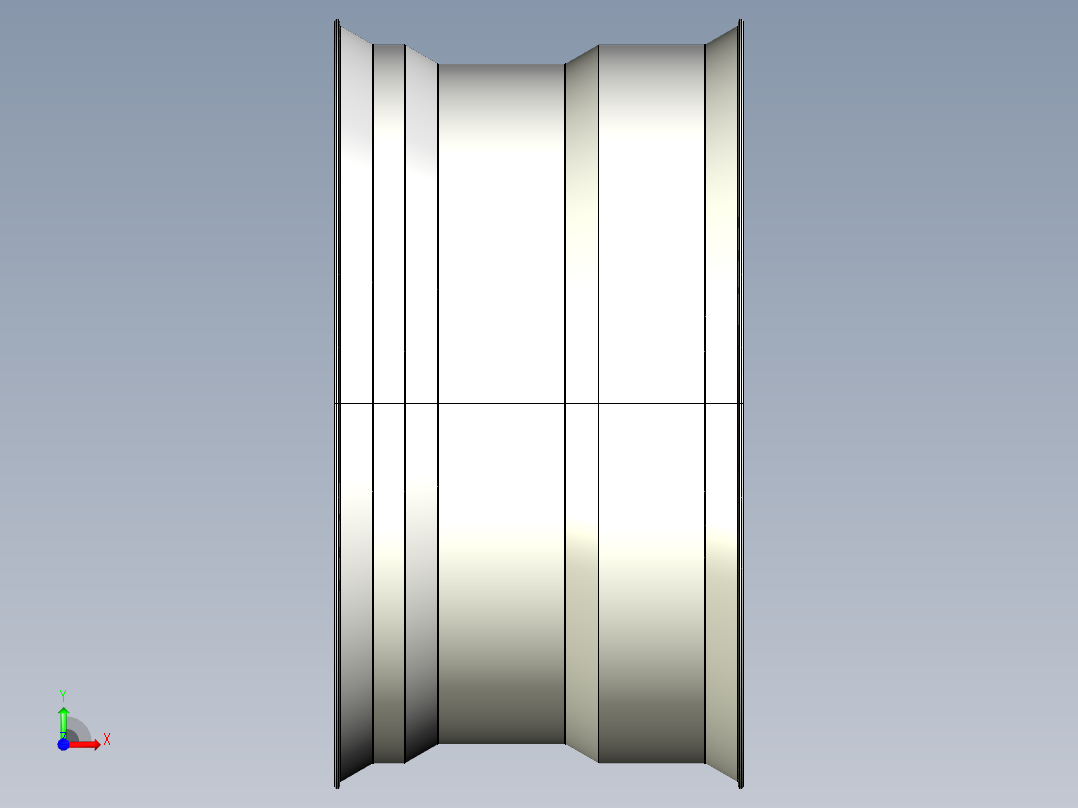 aston-martin汽车概念轮毂3D图纸前视图