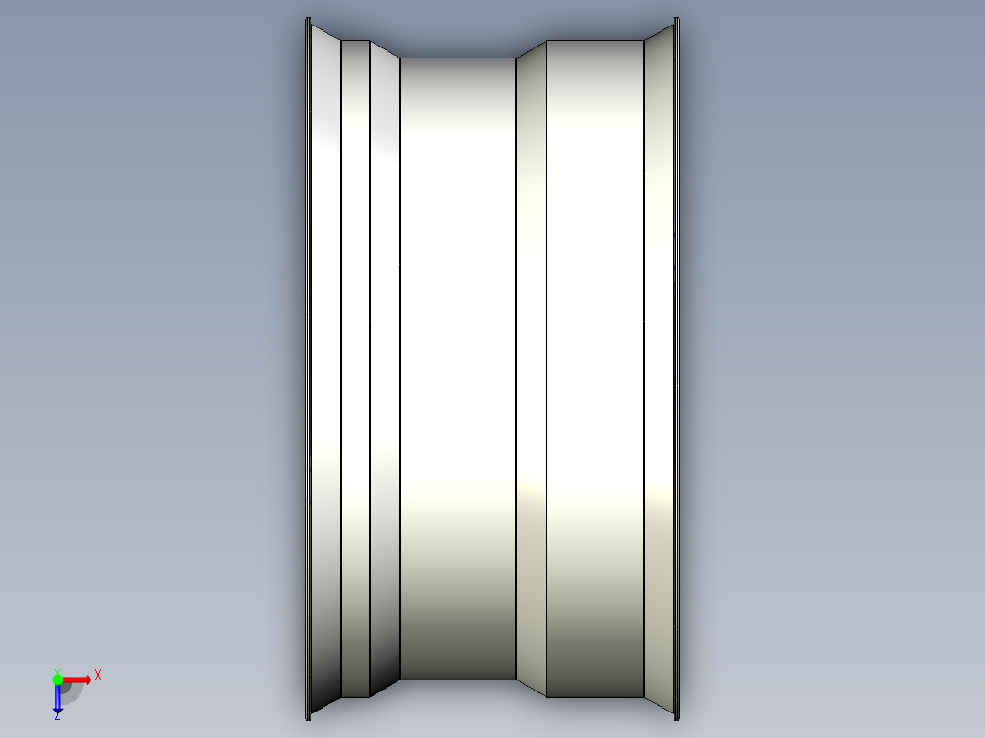 aston-martin汽车概念轮毂3D图纸俯视图