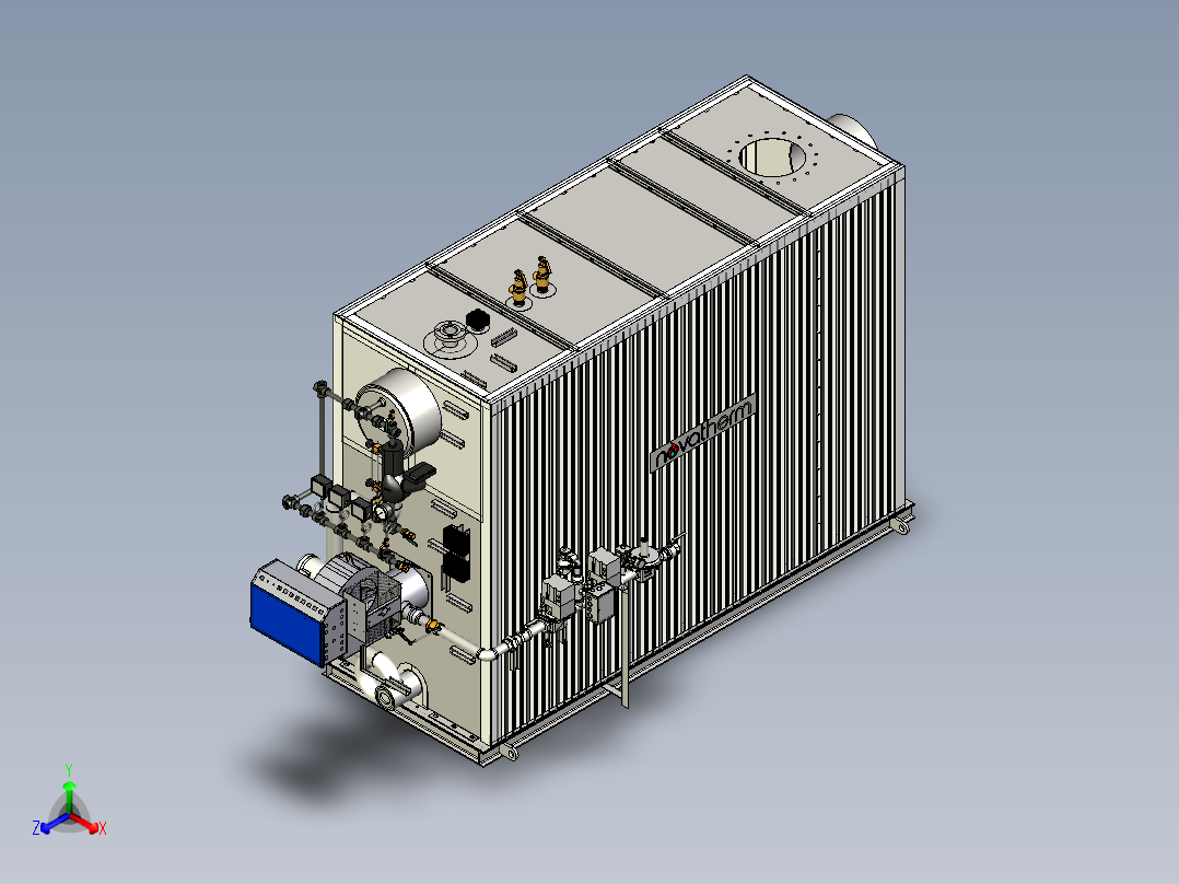 锅炉8正等轴测图