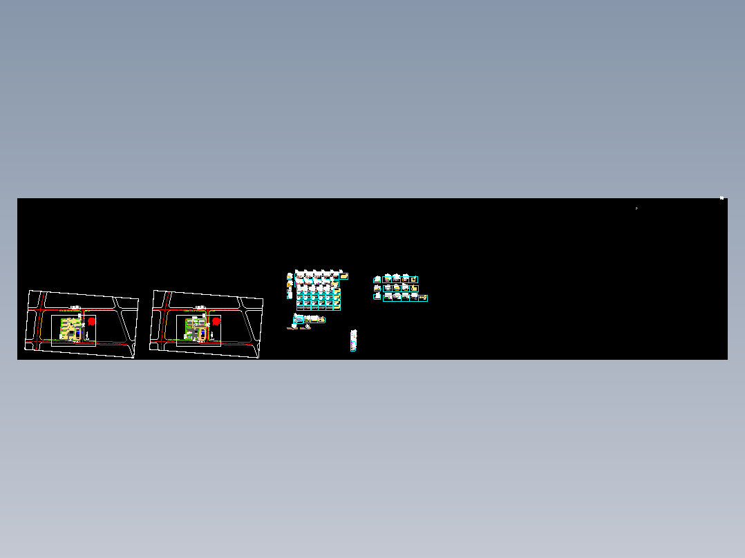 面砖风格中学规划建筑设计文本（含效果图 CAD SU）