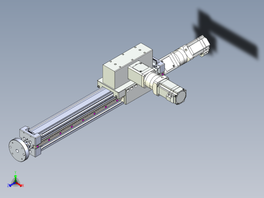 威洛博直线电机模组EB6ZR-L140-S360-RZ575K-Z575K-MS3