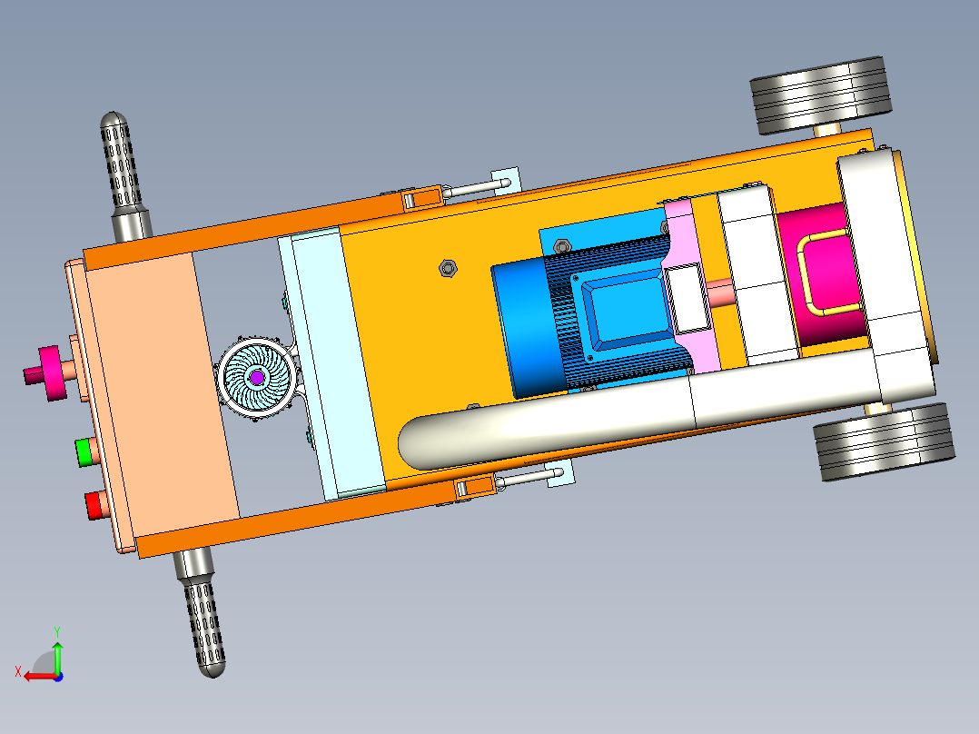 地坪研磨机后视图
