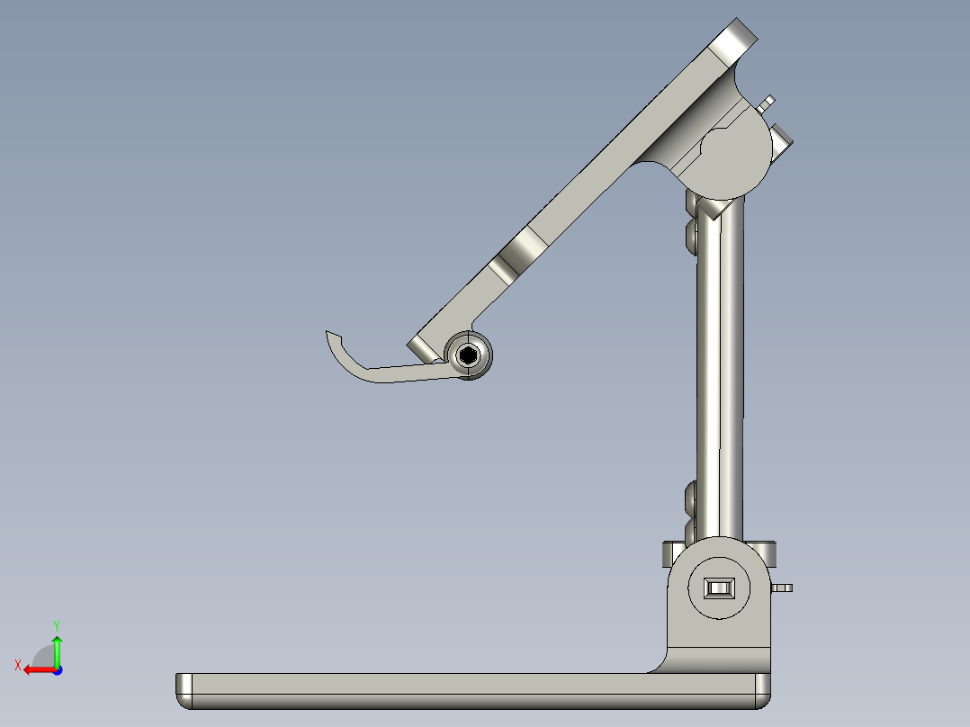 手机支架后视图