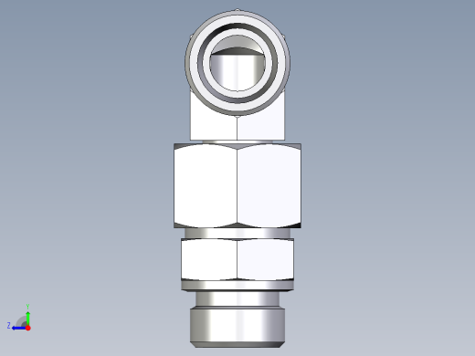 卡套式工业通用硬管接头EO_Assembled_adjustable_standpipe_elbow_EVW20SMOMD71右视缩略图