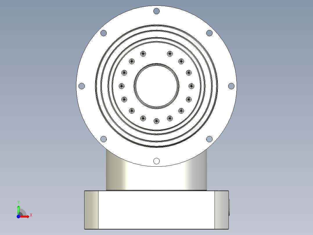 多摩川行星减速机TDR-110-L2-24HA24前视图
