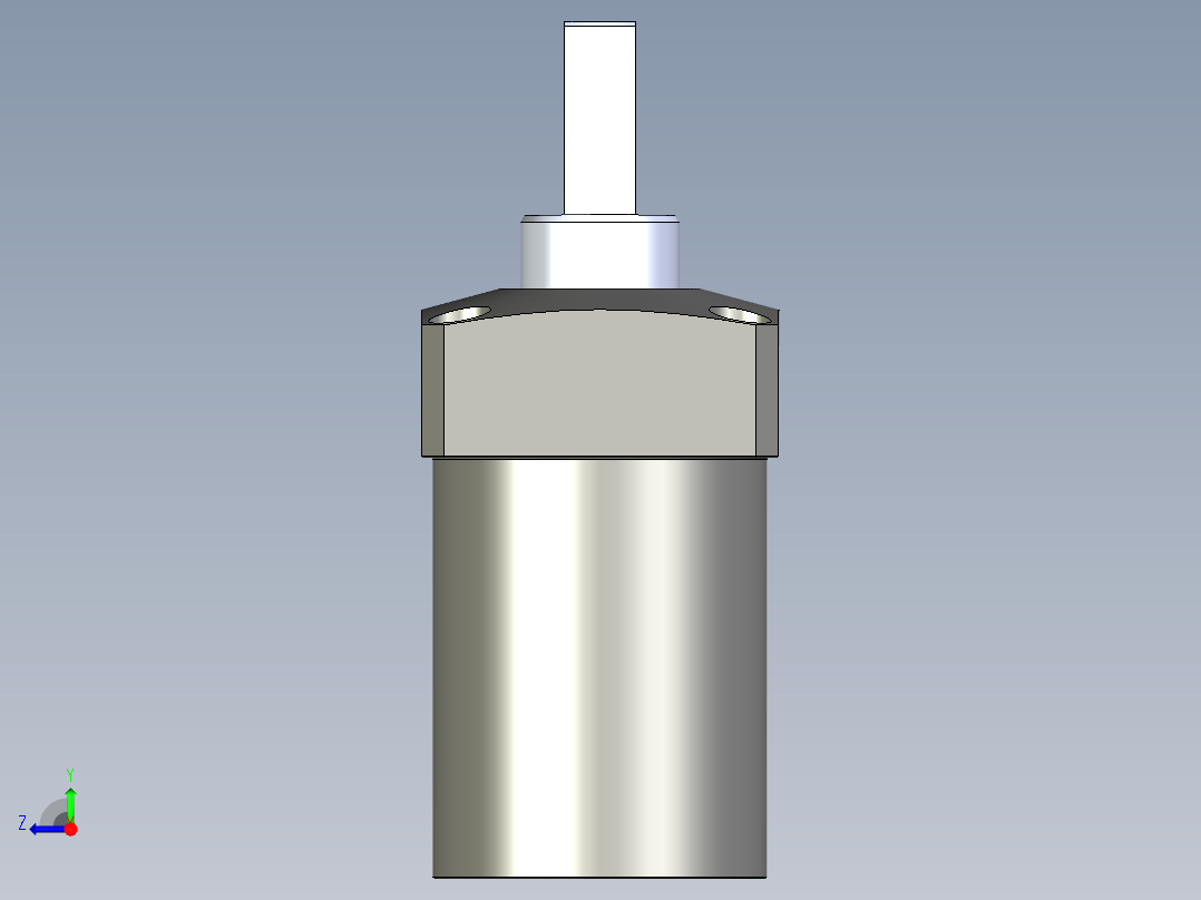 KOSMEKLHS0750-Sx-P多系列多零件图纸模型右视图