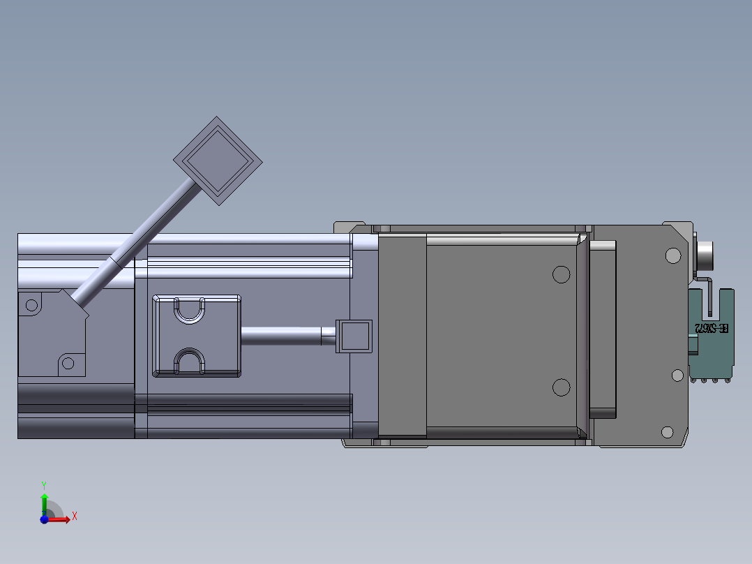 MTB同步带半封闭MTB10-R-200W前视图