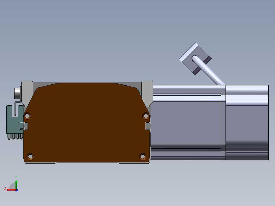 MTB同步带半封闭MTB10-R-200W后视图