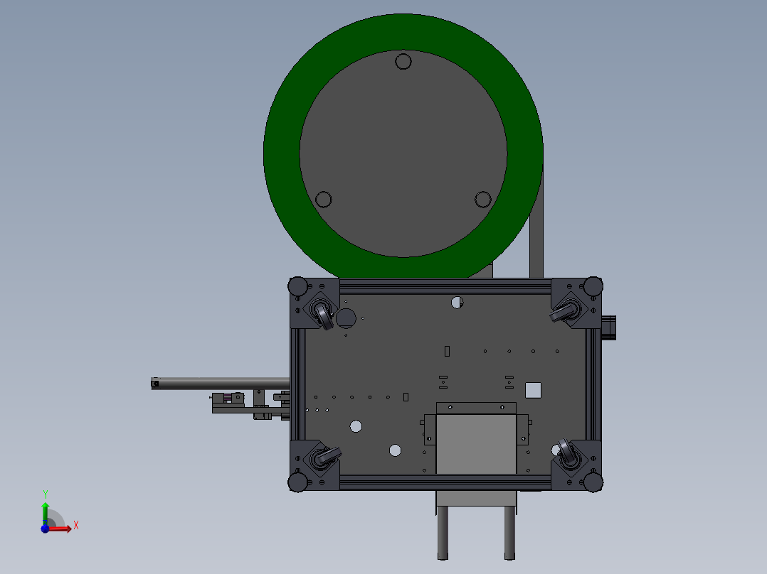 全自动穿线机前视图