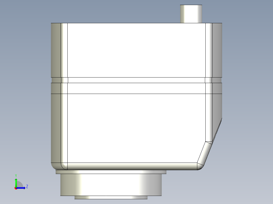 位置顯示器5560-3D多系列多零件图纸模型左视图