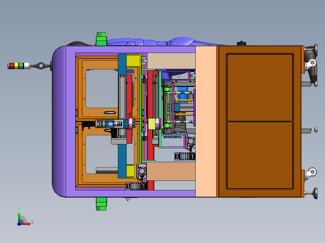 笔记本键盘自动检测机sw18可编辑前视图