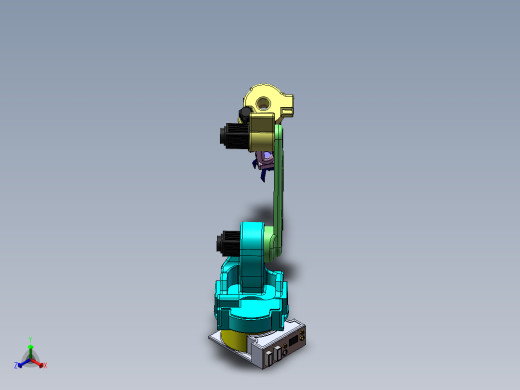 电动机械臂正等轴测缩略图