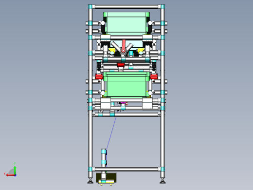 脚动空箱自动回收料架LCIA精益物料架1336734后视缩略图