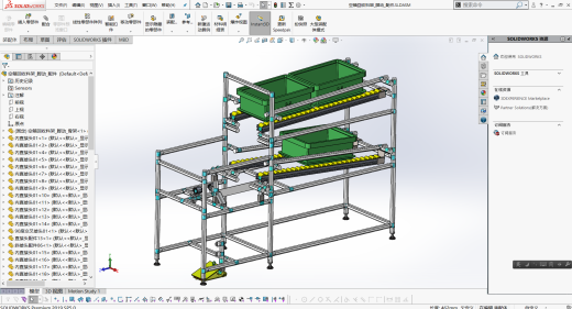 脚动空箱自动回收料架LCIA精益物料架1336734缩略图