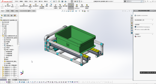 脚动空箱自动回收料架LCIA精益物料架1336734缩略图