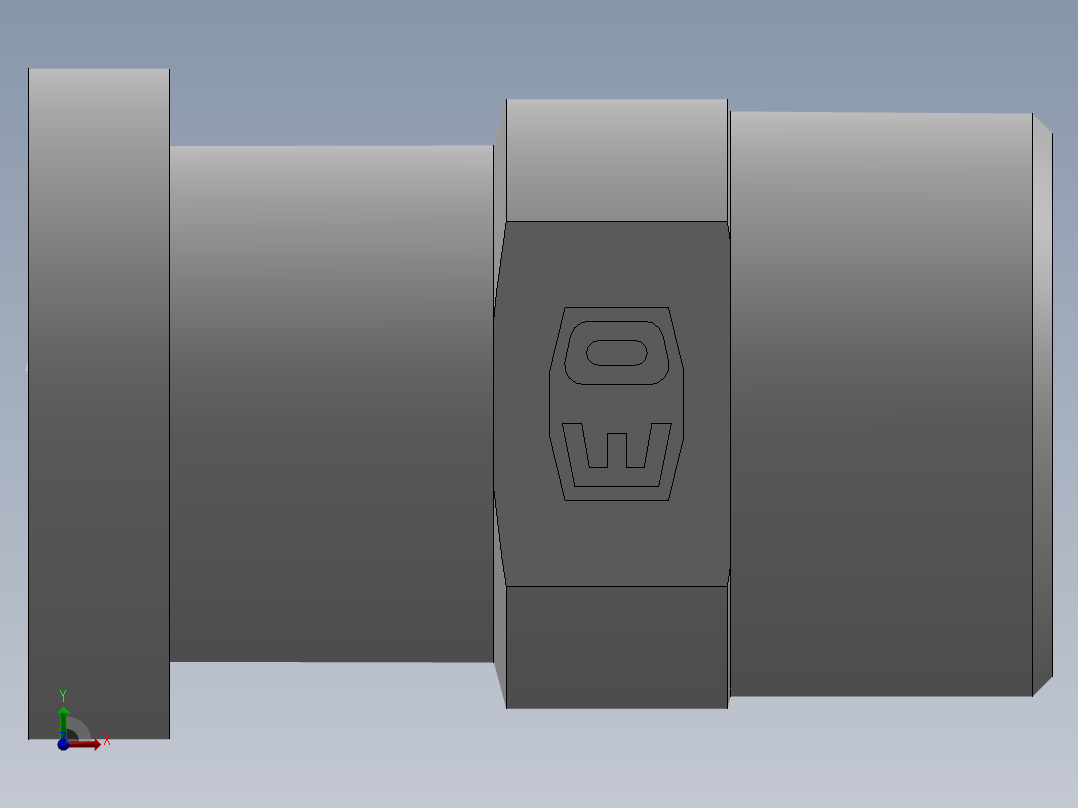 法兰接头、1DFS-36-12前视图