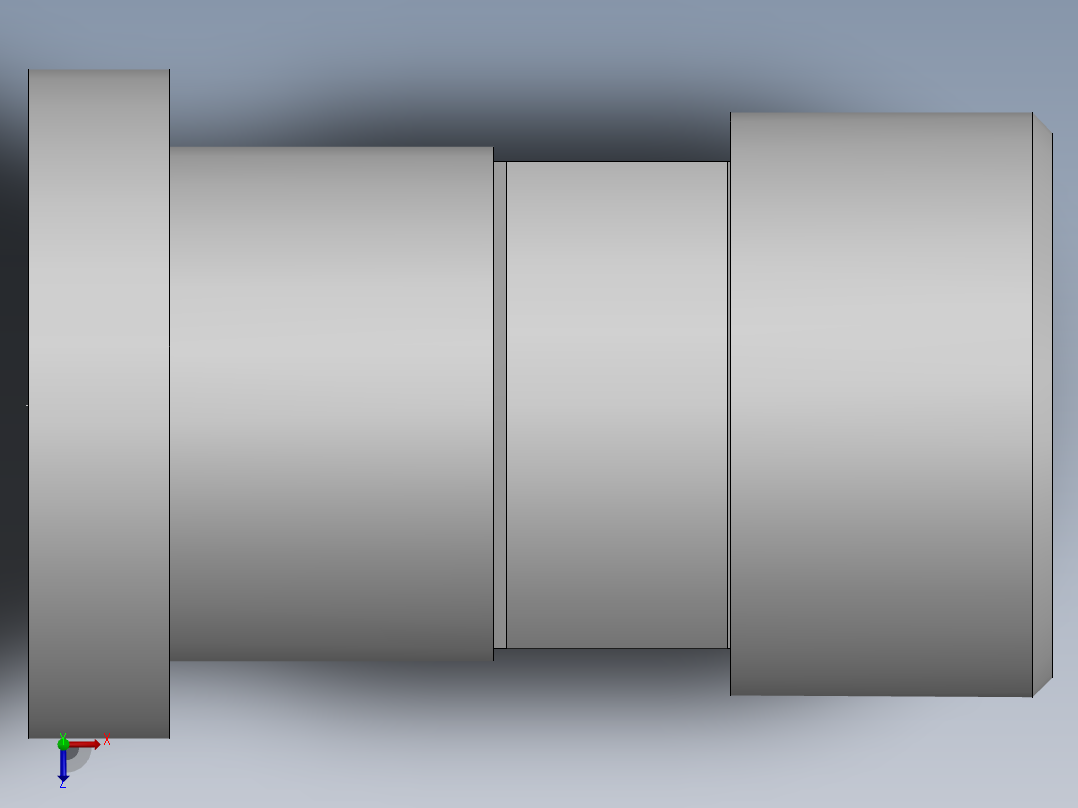 法兰接头、1DFS-36-12俯视图