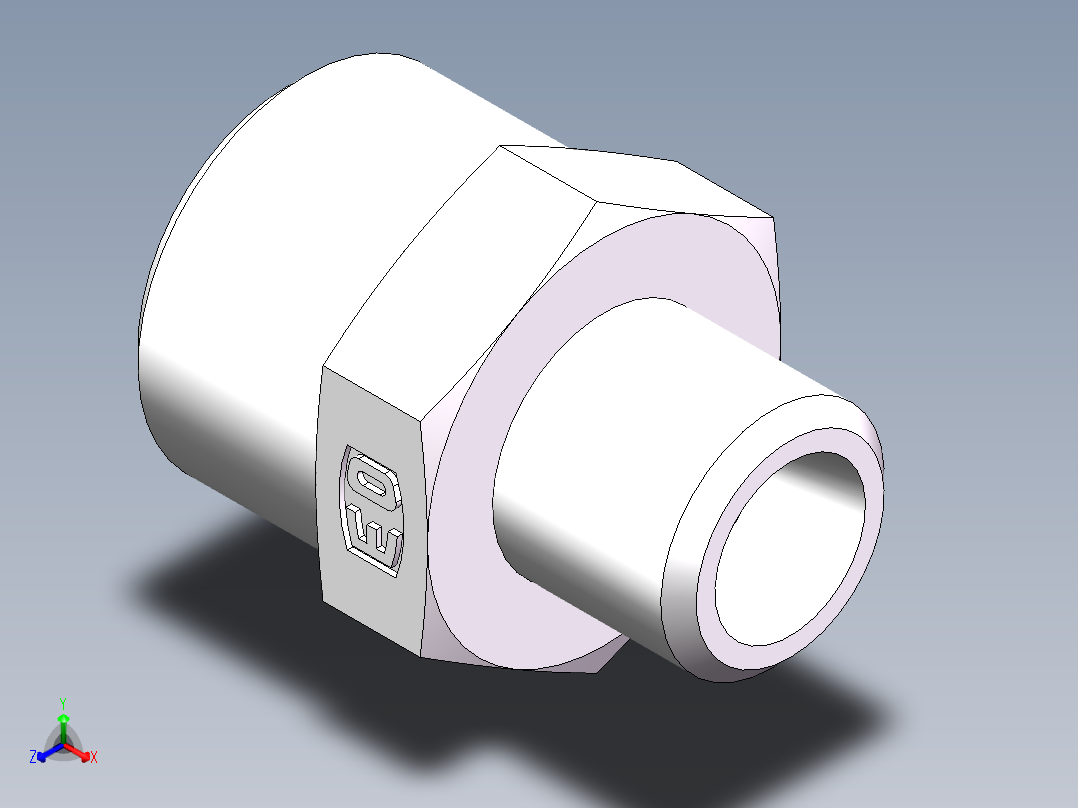 直通变径-GR、1C-12-18主视图
