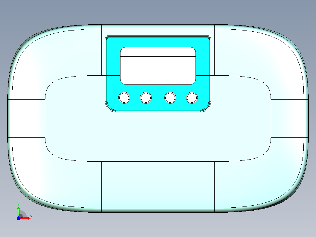 智能电子药盒前视图