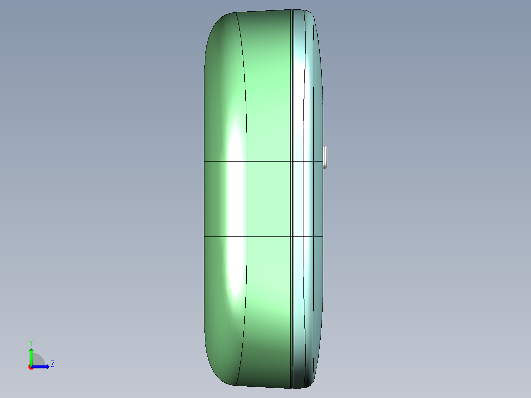 智能电子药盒左视图