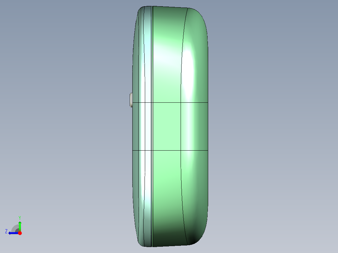 智能电子药盒右视图