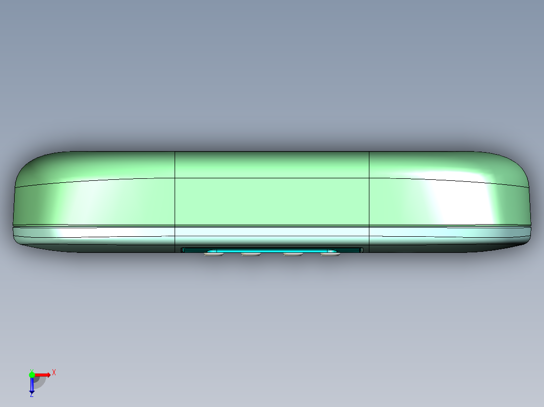 智能电子药盒俯视图