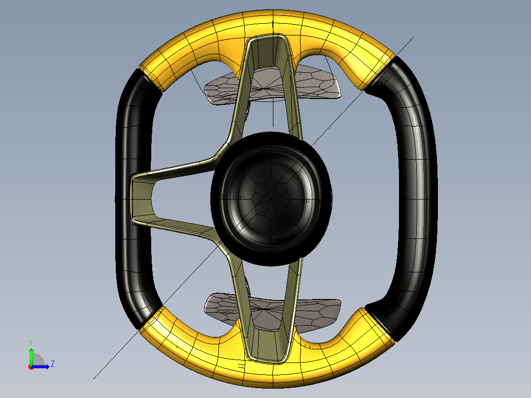 方向盘(36)左视图