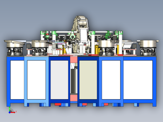链条自动上料焊接工站前视缩略图