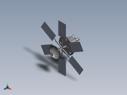 卫星、空间站正等轴测缩略图