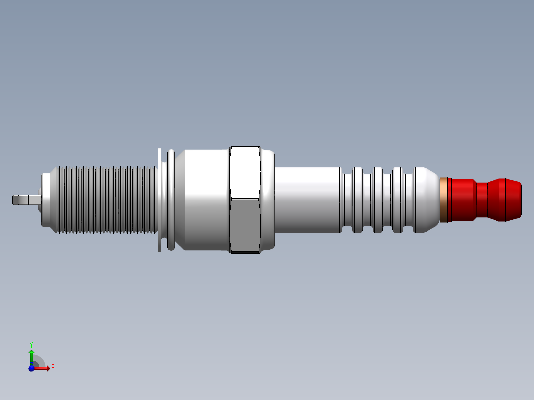火花塞(17)前视图