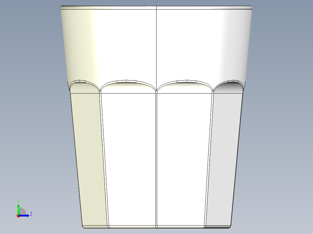 玻璃器子、杯子(22)左视图