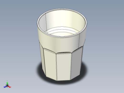 玻璃器子、杯子(22)正等轴测缩略图