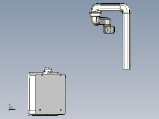 挂式屏幕模型左视缩略图