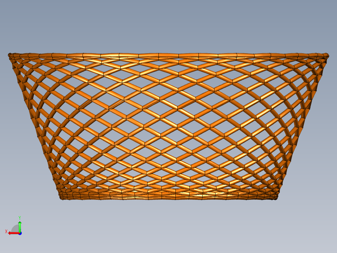 B3004422-塑料篮后视图