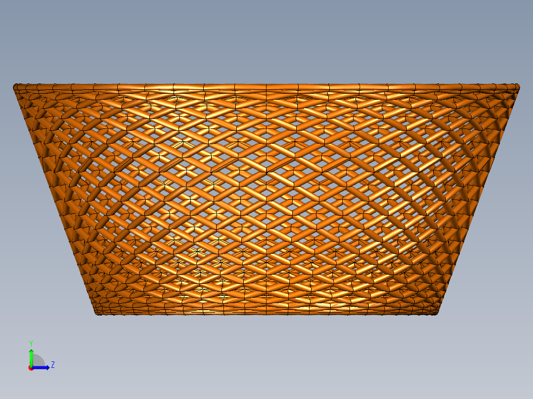 B3004422-塑料篮左视图