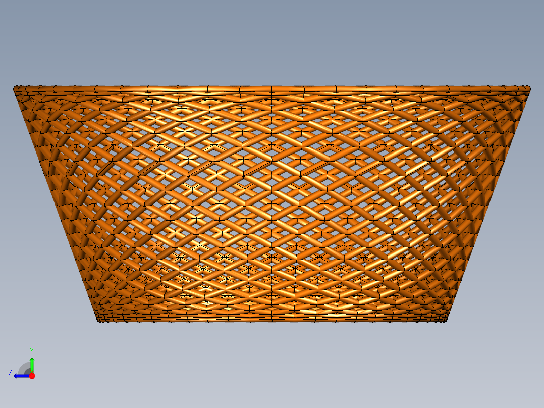 B3004422-塑料篮右视图