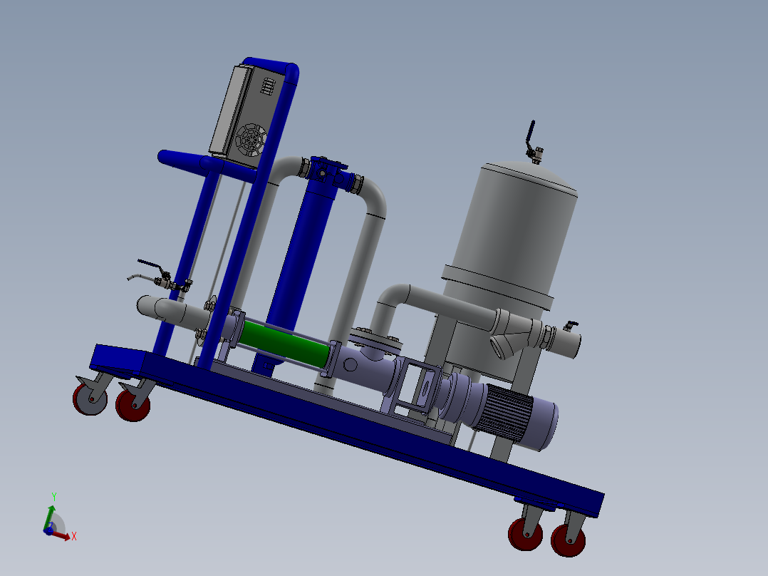手推车除漆过滤器