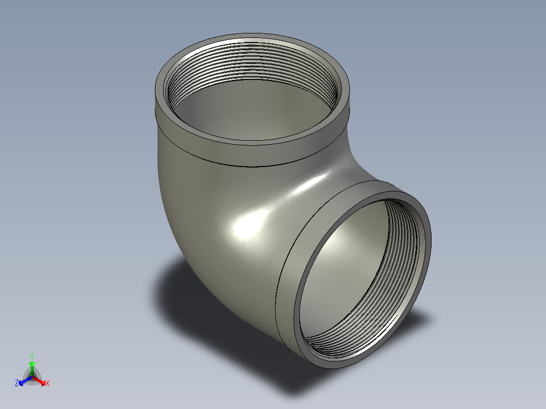 螺纹管弯头-90°等径 DN80