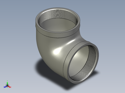 螺纹管弯头-90°等径 DN80