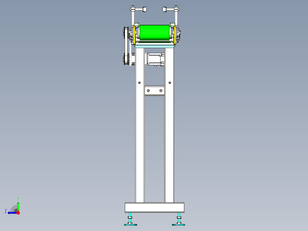 皮带输送机右视图