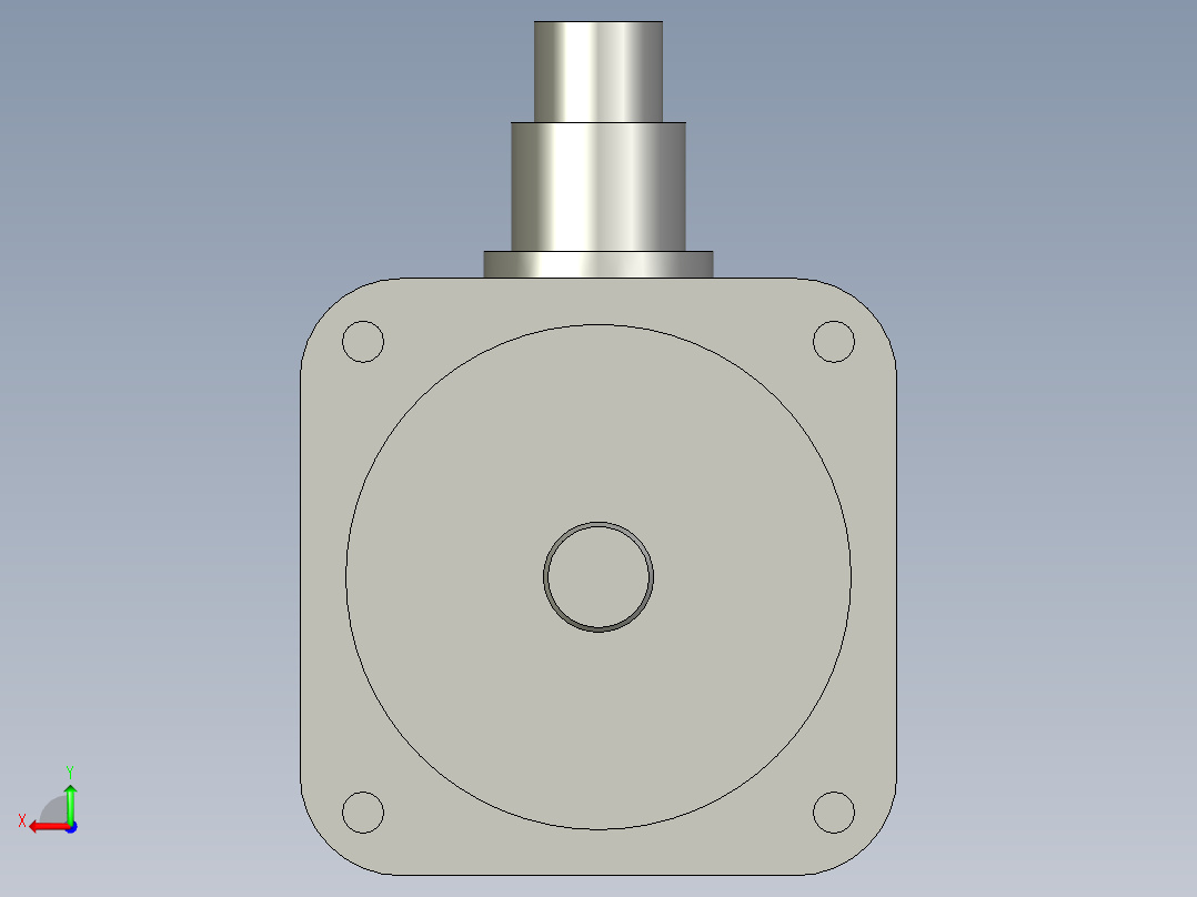 Z轴伺服电机HG224-D48后视图