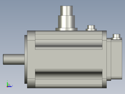 Z轴伺服电机HG224-D48左视缩略图