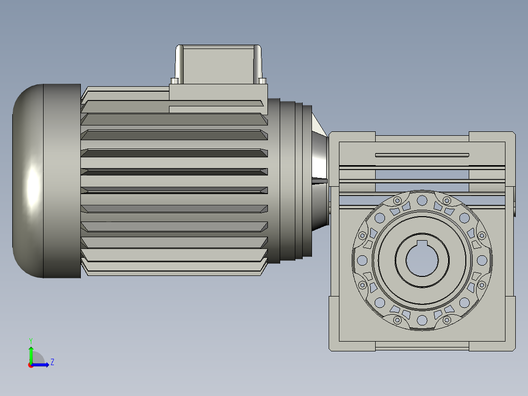 nmrv063-25-055kw-b14左视图